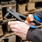 NEO TOOLS Popszegecshúzó, acél és alumínium szegecsekhez, 60db szegecs, 2,4/3,2/4,0/4,8  18-101-1