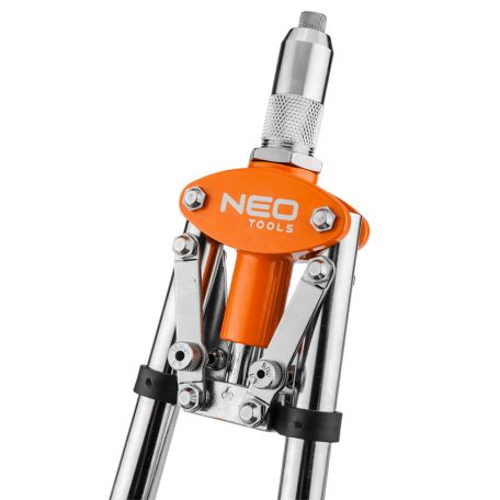 NEO TOOLS Popszegecshúzó 2 karos, egyenes, alu és acél szegecsekhez, 3.2-6.4mm-ig 18-106-1