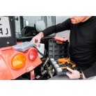 NEO TOOLS Műanyag forrasztó/hegesztő pisztoly készlet kapcsokkal 50W, 200 db kapocs 19-158