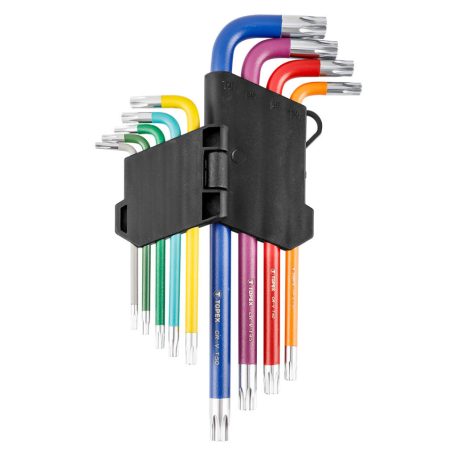 TOPEX Torxkulcs készlet 9db, SZÍNES 35D969