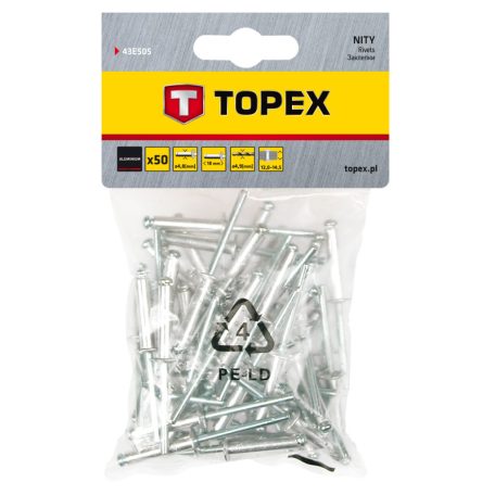 TOPEX POPSZEGECS 4.8X18, 50db 43E505