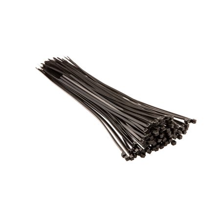 Top Tools KÁBELKÖTEGELŐ, gyorskötöző, 2,5mm x 300mm, fekete, 100db 44E960