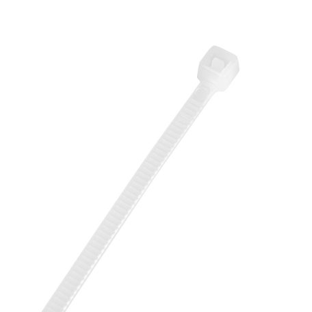 TOPEX KÁBELKÖTEGELŐ, gyorskötöző, 2,5mm x 100mm, fehér, 100db 44E975