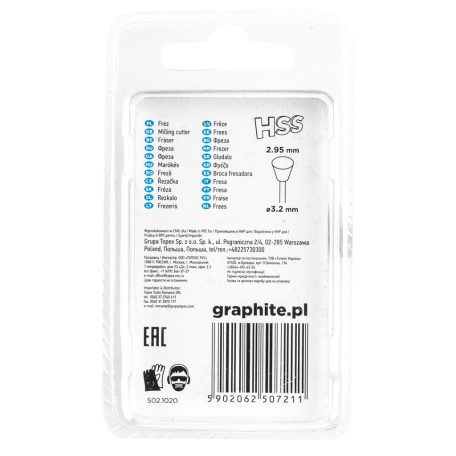 GRAPHITE Csapos turbómaró 1.8mm, trapéz, szár 3.2mm, 2db 55H064