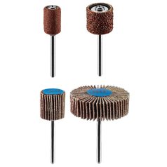   GRAPHITE Csiszolókészlet mini fúró- és csiszológéphez, csiszolóanyagok, lamellák, 24db 55H081