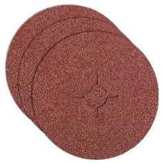   GRAPHITE Rostszálas-. fíber-csiszolókorong 125mm, K60, 3db 55H856