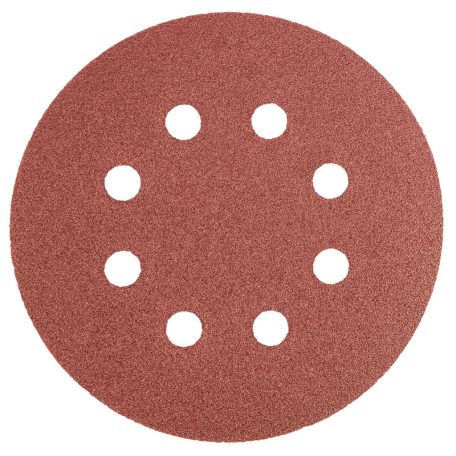 GRAPHITE Csiszolópapír, tépőzáras 125mm, K120, 8 lyukkal, 5db 55H943