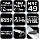 NEO TOOLS Laminált burkolat vágó, vágásszélesség:210mm, vágásvastagság: 12mm 56-010