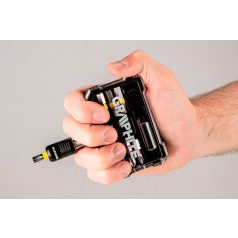   GRAPHITE Csavarhúzó bitkészlet, 10 részes, bitek 25mm - 8db, mágneses bittartó 1db., univerzális doboz 1db 56H614