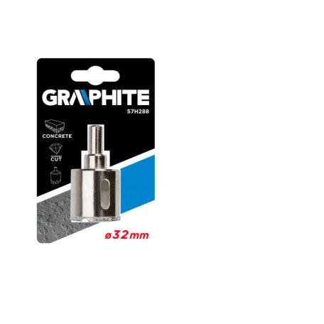GRAPHITE Gyémántfúró 32mm 57H288