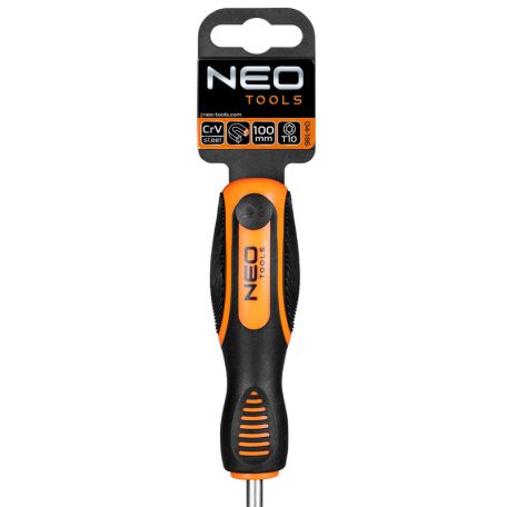 NEO TOOLS Csavarhúzó TORX T10x100mm 25 év garanciával 04-186