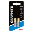 GRAPHITE Csavarhúzó bit Torx 30, 25mm, 1/4", 2db 57H976