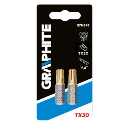 GRAPHITE Csavarhúzó bit Torx 30, 25mm, 1/4", 2db 57H976