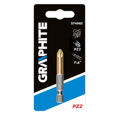 GRAPHITE Csavarhúzó bit PZ2, 50mm, 1/4" 57H982