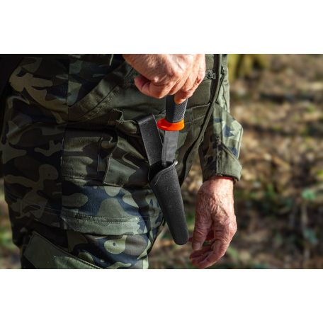 NEO TOOLS Univerzális kés, rozsdamentes penge, 2k nyél, műanyag tok 63-175