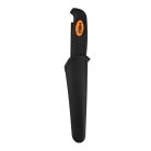 NEO TOOLS Univerzális kés, rozsdamentes penge, 2k nyél, műanyag tok 63-175
