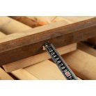 NEO TOOLS Mérőszalag, 7,5m/25mm, erősített rugós, acél, fekete szalag fehér nagyított skálával, mágneses, autostop+rögzítő 67-244