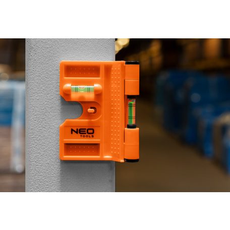 NEO TOOLS Oszlopvízmérték, állítható mágneses szárak, 3 libella 71-003