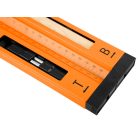 NEO TOOLS Szögmérő alumínium házas, vízmértékkel, jelölő ceruzával 72-225