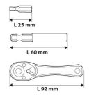 NEO TOOLS Csavarhúzó bitkészlet 38db 25 év garanciával 06-105