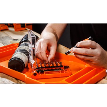 NEO TOOLS Műszerész, precíziós csavarhúzókészlet, bitekkel, nyéllel és hosszabbító szárakkal, 45db-os 06-111-1