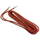 NEO TOOLS Cipőfűző 120cm, narancs/fekete, Rendelési egység: 10db 82-392