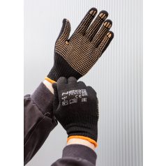  NEO TOOLS Munkakesztyű, latexbevonatú pamut poliészterrel, csúszásgátló pöttyökkel, 2143X, 10" 97-620-10