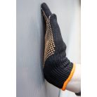 NEO TOOLS Munkakesztyű, latexbevonatú pamut poliészterrel, csúszásgátló pöttyökkel, 2143X, 10" 97-620-10
