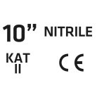 VERTO Kertész kesztyű, nitril bevonat, 4131X, 10", légáteresztő felsőrész 97H153