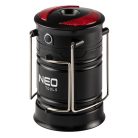 NEO TOOLS Kempinglámpa, 3 funkciós, összecsukható, 200lum, elemes 3xAA, COB LED, 3W 99-030