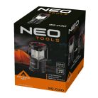 NEO TOOLS Kempinglámpa, 3 funkciós, összecsukható, 200lum, elemes 3xAA, COB LED, 3W 99-030