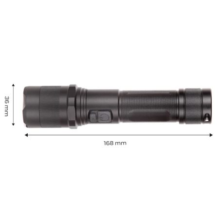 NEO TOOLS Zseblámpa tölthető, USB, 1000lum, OSRAM P9 LED, 10W 99-035