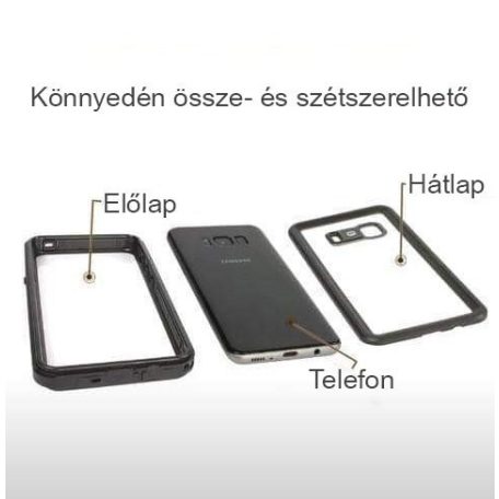 Vízálló és ütésálló tok Galaxy S8 S8+ S9 telefonokhoz