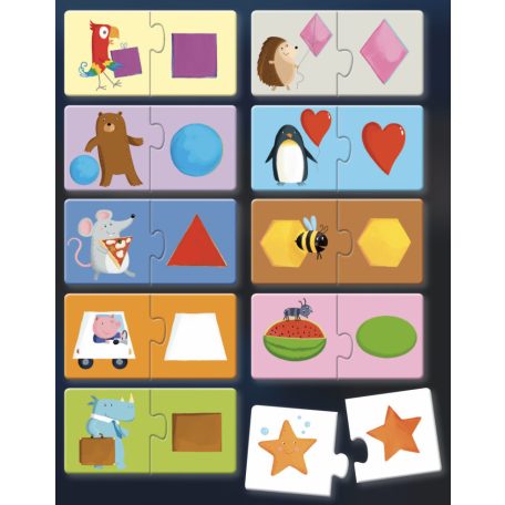 Sassi játszva oktató sorozat – puzzle és angol könyv