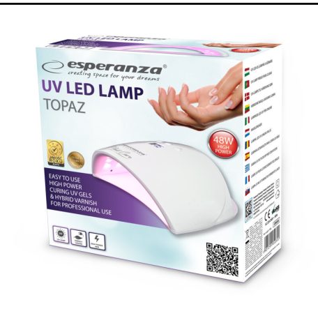 ESPERANZA TOPAZ UV LED lámpa műkörömhöz