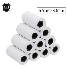 1 tekercs 57x30mm hőnyomtató papír, fotópapír