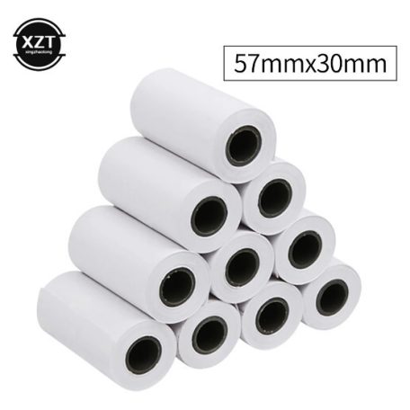 1 tekercs 57x30mm hőnyomtató papír, fotópapír