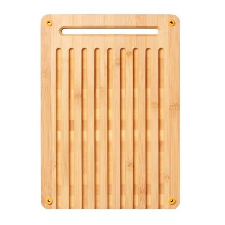 FISKARS Functional Form bambusz vágódeszka kenyérszeleteléshez