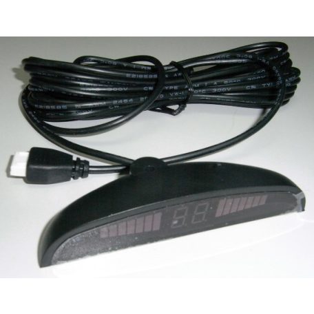 Tolatóradar LCD kijelzővel és 4 érzékelővel