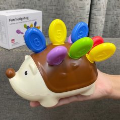   Színes sünis számolójáték, interaktív játékkészlet gyerekeknek