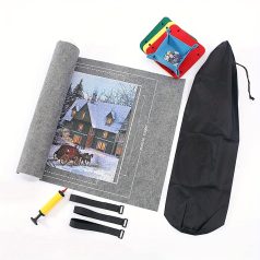   Akril szálból készült puzzle szőnyeg tároló táskával