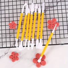   8db/készlet  Sugar Craft Fondant torta tésztafaragó vágó, torta díszítő és formázó
