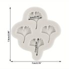Trópusi Ginkgo és Pálmalevél Szilikon Öntőforma