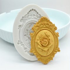   Vintage Baroque Scroll Relief csokoládéforma - 3D szilikon forma