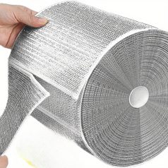   4 csomag nylon, ultravékony mikroszálas acélgyapjú szappanpárna, akvárium tisztító eszköz