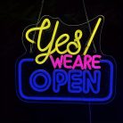 Igen! Nyitva Vagyunk Neon Tábla