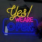 Igen! Nyitva Vagyunk Neon Tábla