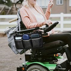   Függő Szervező Táska, Kerekesszékes Tároló Táska Kiegészítő