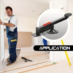   Heavy-Duty fém ajtóemelő, 360°-ban forgatható emelőkaros emelő szerszám