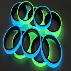   3db - Színes, sötétben világító szalag, öntapadós fluoreszkáló ragasztó